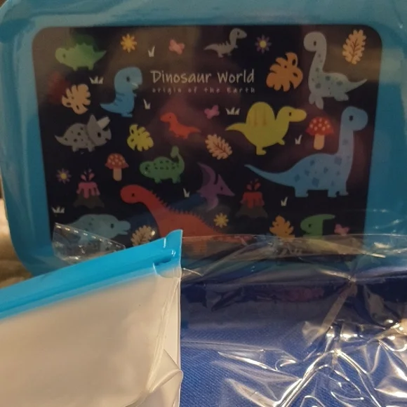 Lunch Box - Colorful With Dinosaur Print - Picture 4 of 5